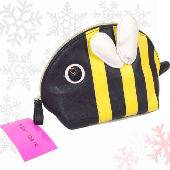 Betsey Johnson Handbags - Betsey Johnson Bumble Bee Cosmetic Case